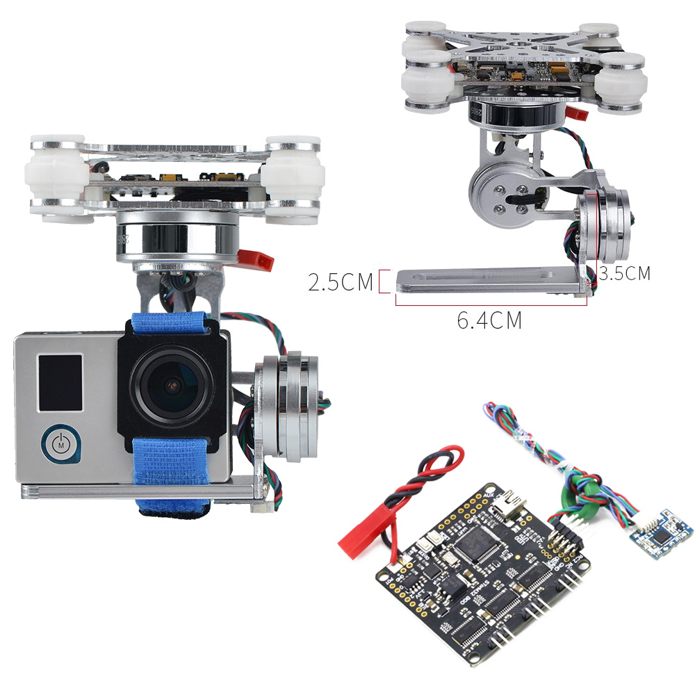 Drone Gimbal Mount - حامل كاميرا RCTOSKY ثلاثي المحاور بدون