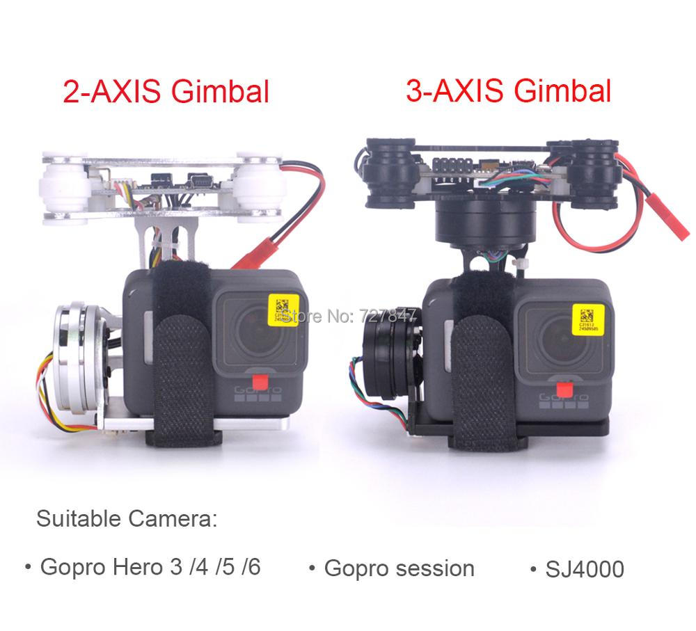 RTF FPV 3 محور/خفيفة الوزن 2-م - مراجعة Drone Gimbal For Gopro وسعره