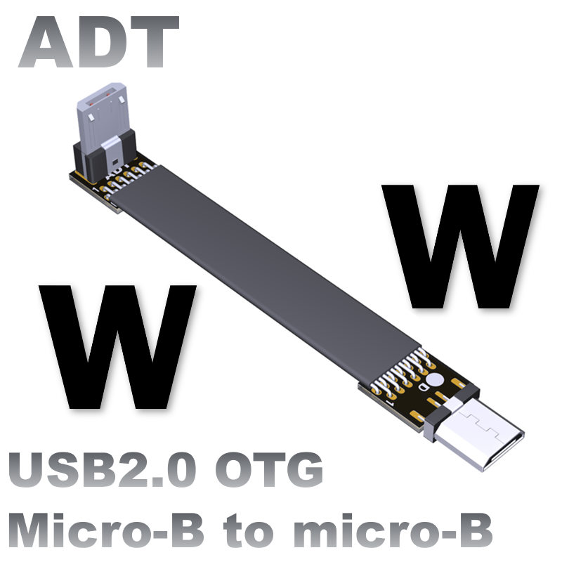 USB 2.0 مايكرو-B ذكر إلى أنثى  - مراجعة Drone Gimbal For Gopro وسعره