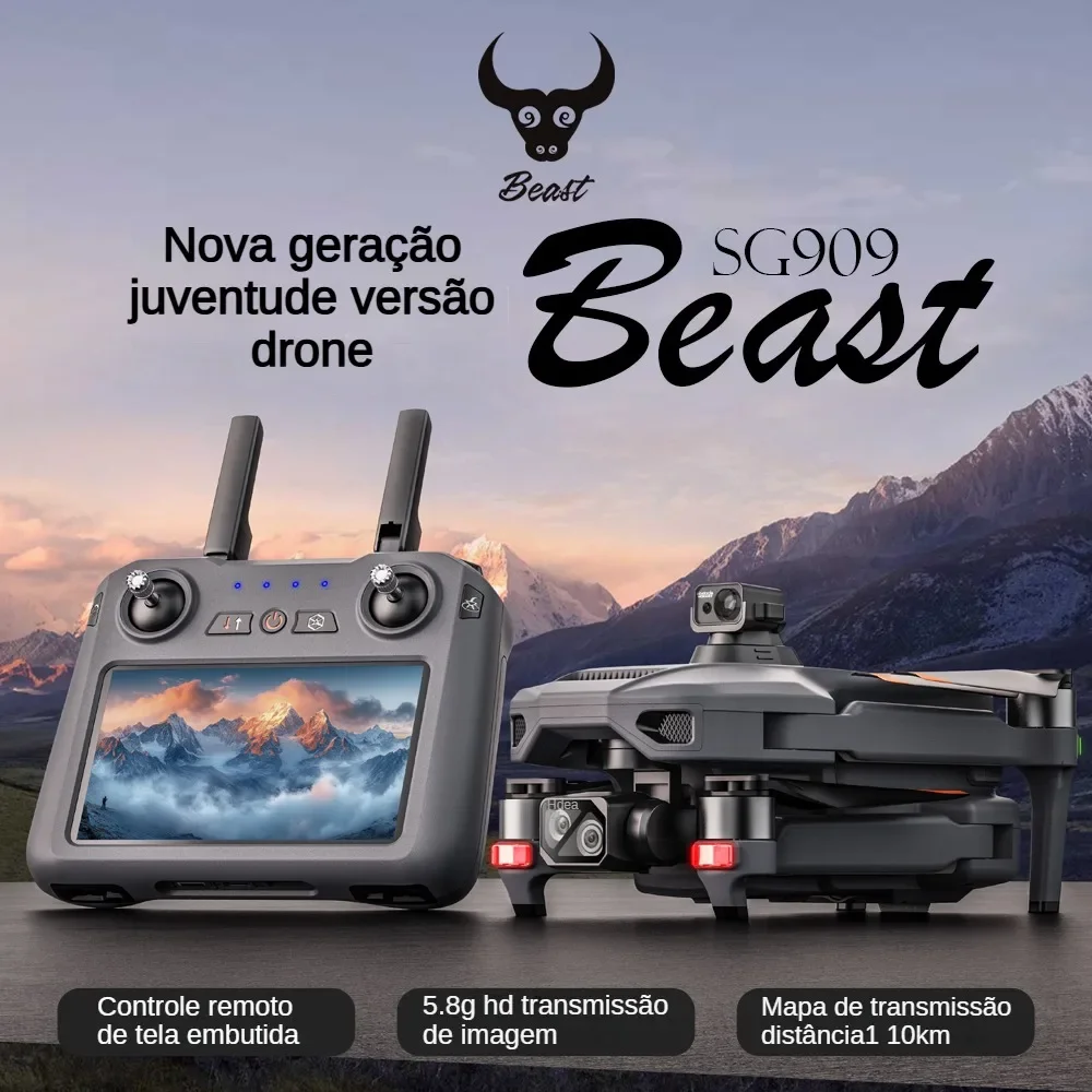ZLL SG909 SG909MAX طائرة بدون  - مراجعة Drone Gimbal 3 Axis وسعره
